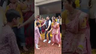 Shilpa Shetty Dancing with all family member for Ganpati visarjan ganpati shorts shilpashetty [upl. by Oznarol870]