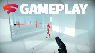 SUPERHOT GamePlay on Google Stadia  4K  Playing on Mac Test [upl. by Buller]