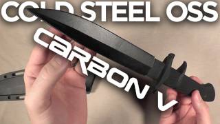 Cold Steel OSS Knife  Carbon V Quick Look [upl. by Neih]