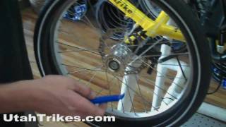 Fixing a flat tire  Basics  by Utah Trikes [upl. by Dolhenty424]