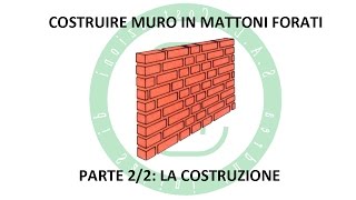 Costruire Muro in Mattoni FORATI  Parte 22 [upl. by Godliman707]