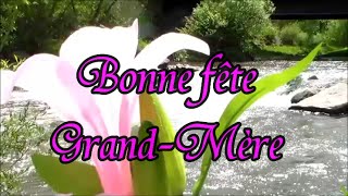 Bonne fête grandmaman  Poème pour grand mère et mamie [upl. by Olzsal16]