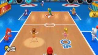 Mario Sports Mix  Dodgeball Exhibition Expert Difficulty [upl. by Olnton33]