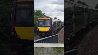 East Midlands Railway 170418 Departing Hucknall Station [upl. by Dagmar171]