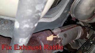 Is your Exhaust Rattling This is how to fix it cheap [upl. by Nosnevets]