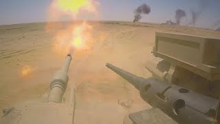 US Army M1A2 Abrams Live Fire and Loading [upl. by Anyr689]