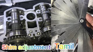 VALVE CLEARANCE EXPLAINED  How to adjust valve shim yamaha YFZ VALVE shim adjustment videos [upl. by Sumaes]