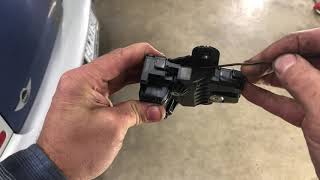 How to manually open R55 MINI Clubman rear LEFT barn door door fail stuck switch repair [upl. by Columbus]