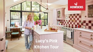 Howdens Pink Kitchen Makeover with Lucy [upl. by Ayokahs]