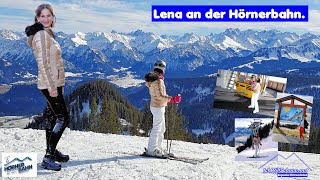 SkiReportage An der Hörnerbahn mit Lena [upl. by Cindra]