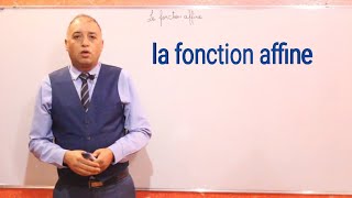 la fonction affine \\definition et exemples 3 eme college [upl. by Ardnayek]