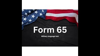 E•C•𝐋 t Comprehension Skills for Military English Training  Proficiency Test No 65 [upl. by Ydassac952]