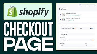 Shopify Checkout Page Customization 2024 StepByStep [upl. by Yblehs]