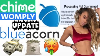 BLUEACORN RESPONDS CHIMEDAVE BANK PPPSBA LOAN UPDATEWOMPLY DEPOSIT REJECTED APPROVEDDENIED [upl. by Cooper]