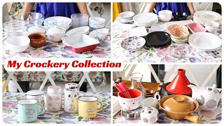 My Crockery Collection  Crockery Used for The Terrace Kitchen  Home n Much More [upl. by Enaira]