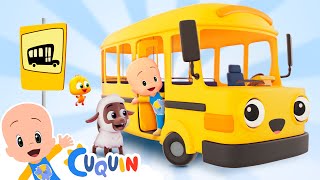 El bus comilón de Cuquín y más vídeos infantiles con Cleo y Cuquín [upl. by Nirac]