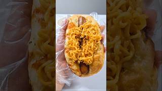 buldak ramen amp pizza bread [upl. by Melodie714]