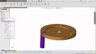 SOLIDWORKS Quick Tip  Temporary Fix and Float Tool [upl. by Layla]