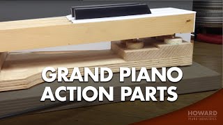 Grand Piano Action Parts I HOWARD PIANO INDUSTRIES [upl. by Heddie879]