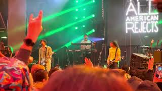 The AllAmerican Rejects  Flagpole Sitta Harvey Danger cover Live 2024  Neon City Festival [upl. by Tinor]