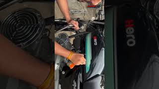 New Stricker install in splendor bike youtube youtubeshorts biker07 trending viralvideo [upl. by Lleddaw]