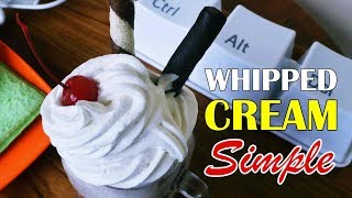 Membuat Whipped Cream Sendiri Dengan Mudah [upl. by Emmi311]