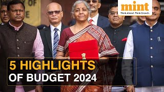 Budget 2024 Key Highlights Recap FM Nirmala’s Record 7th Budget Announcement  ICYMI [upl. by Yarak]