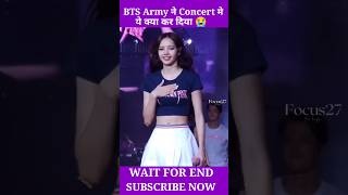 Army ने Concert मे ये क्या कर दिया 😭 youtubeshorts trending bts blackpink kpop v [upl. by Towers]