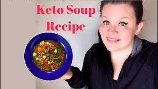 Keto Soup with Chicken and Bacon Recipe  instant pot [upl. by Drazze]