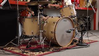 1970s Ludwig 14x24 10x14 and 16x18 Maple Cortex Drum Set [upl. by Papotto]