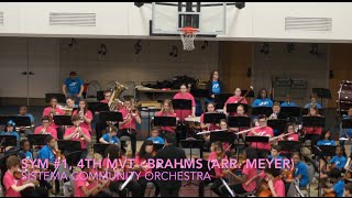 052016  Symphony 1 4th mvt  Brahms  Sistema CYO [upl. by Ardnassela]