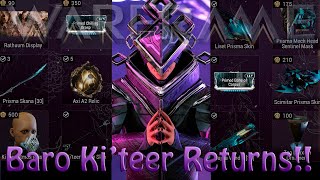 Warframe  Baro KiTeer Returns 20th September 2024 [upl. by Biel714]