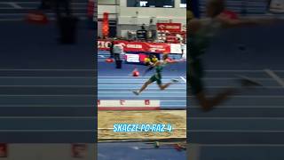 Rekord Polski do lat 18 w skoku w dal  Krzysztof Grochowski longjump [upl. by Ruzich]