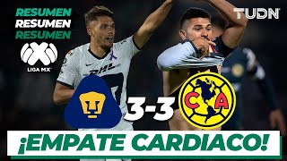 Resumen y Goles  Pumas 3  3 América  Liga Mx Clausura 2020  Jornada 9  TUDN [upl. by Howenstein]