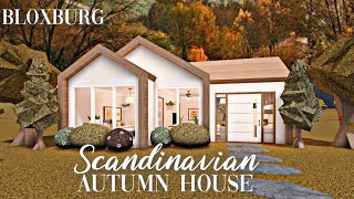 Roblox Bloxburg  Scandinavian Autumn House  Minami Oroi [upl. by Esirehs]