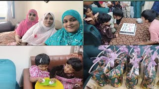 Hashim birthday 🎂 prank on childrens hand made gifts sisters together NAS [upl. by Jarrell]