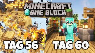 ICH habe 60 TAGE MINECRAFT ONE BLOCK gespielt und DAS ist passiert [upl. by Clorinde149]