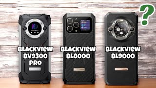 Blackview BL8000 VS Blackview BL9000 VS Blackview BV 9300 pro  Best rugged phones by blackview [upl. by Devitt]