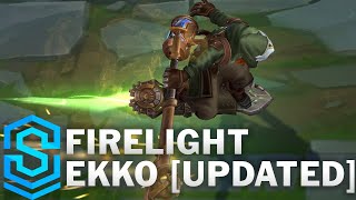 Firelight Ekko Skin Spotlight  Updated PreRelease  League of Legends [upl. by Aisats]