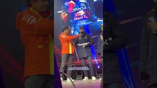 Sainz Saves Verstappen On Stage 🤣 [upl. by Yrrum172]