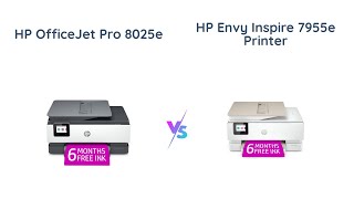 HP OfficeJet Pro 8025e vs HP Envy Inspire 7955e Printer Comparison [upl. by Syhr162]