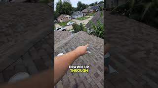 Improper Attic Ventilation Can Damage Your Roof homeinspection roofinspection [upl. by Akeemat]