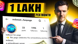 Earn 1 LAKH by Copy Paste Mr Beast Video On Instagram [upl. by Zendah]