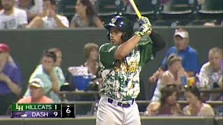 Hillcats Mejia reaches 40 games [upl. by Lennor]