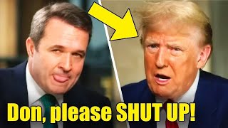 Host DESPERATELY Tries to END Trump Interview COMPLETE EMBARRASSMENT [upl. by Paxton580]