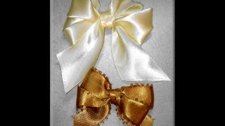 Simple Double Bow Tutorial [upl. by Moclam850]