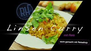 Linsen Curry mit Basmatireis [upl. by Namzed918]