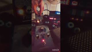 Plumes Overdrive Small Signal Shredder Pedal driving the Korg Volca NuBass [upl. by Nagle]