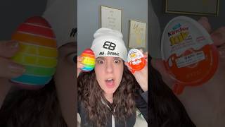 KINDER EGG vs GUMI YUM EGG msbeanie Showdown [upl. by Scot]