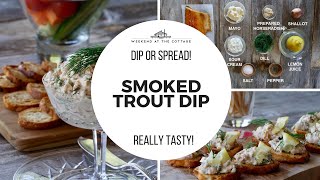 SMOKED TROUT DIP  Easy amp Tasty [upl. by Belamy]